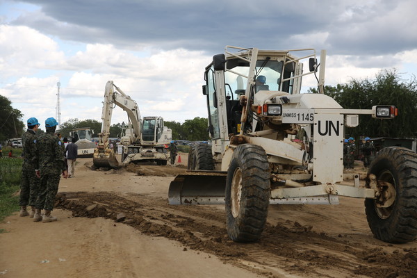▲ 남수단에서 활동하는 한빛부대.ⓒ함동참모본부