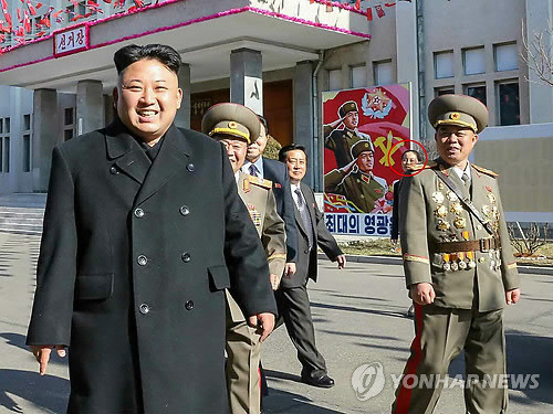 활짝 웃는 정은이. 북한은 지난 3월 15일, 평양에서 김정은 암살에 대비한 훈련을 벌였다고 한다. ⓒ연합뉴스. 무단전재 및 재배포 금지