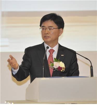 ▲ 9일 한국조폐공사 신임 사장으로 취임한 김화동 사장 ⓒ한국조폐공사