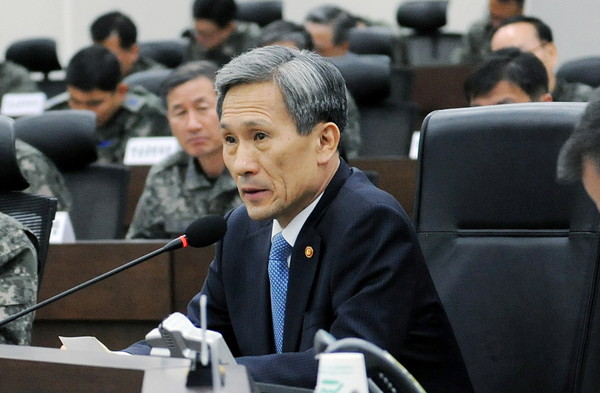 ▲ 김관진 국방부 장관.ⓒ국방부