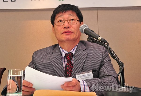 ▲ 월드피스자유연합 송재영 조직강화특별위원장 ⓒ 뉴데일리 이미화 기자