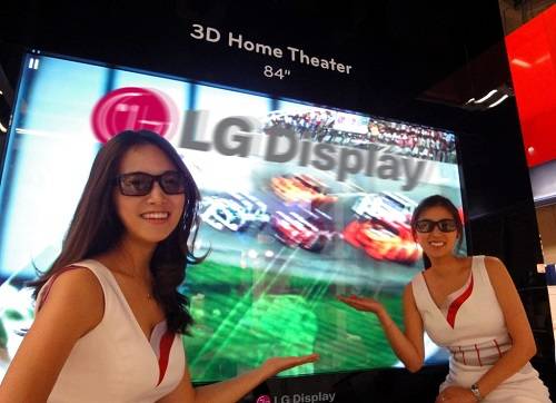 ▲ LG디스플레이가 올해를 3D UHD TV시장으로 끌고가겠다고 밝혔다. ⓒ LG디스플레이 제공