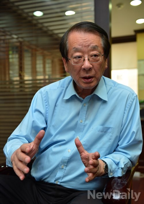 ▲ 신용석 인천아시아경기대회 대외협력위원장ⓒ뉴데일리 정상윤 기자