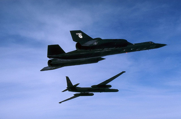 ▲ U-2 전략정찰기와 세계최고속 정찰기인 SR-71.ⓒ록히드마틴