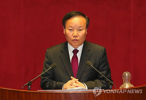 ▲ 김재원 새누리당 의원(경북 군위ㆍ의성ㆍ청송)이 3일 오후 국회본회의에서 정치분야 대정부 질문을 하고 있다. ⓒ연합뉴스