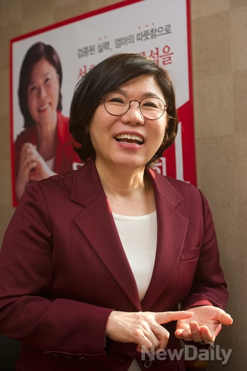 ▲ 조은희 새누리당 서초구청장 후보가 뉴데일리와 인터뷰를 하고 있다. 인터뷰는 지난 16일 진행됐다. ⓒ 뉴데일리 이미화 기자