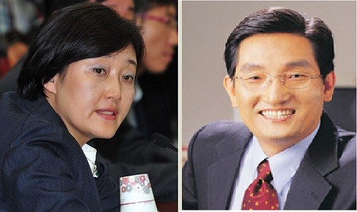 ▲ 새정치민주연합의 유력한 차기 원내대표주자인 박영선 의원(왼쪽)과 노영민 의원(오른쪽). ⓒ 뉴데일리