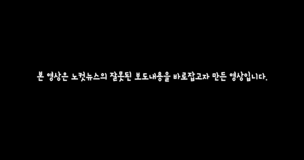 ▲ 한 네티즌이 제작한 박근혜 할머니 논란을 보도한 노컷뉴스를 반박하는 유튜브 동영상 ⓒ 캡쳐화면