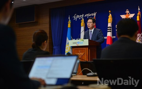 ▲ 김민석 국방부 대변인.ⓒ정상윤 기자