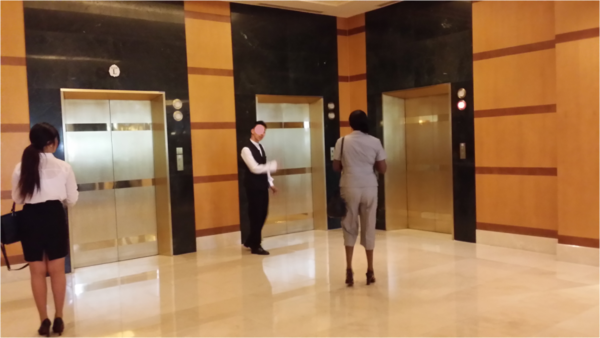 ▲ ▲ 퍼지 기술을 적용한 서울의 한 엘리베이터 ⓒ 뉴데일리