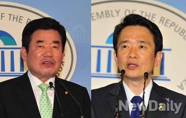 ▲ 새정치연합 김진표 후보(왼쪽)과 새누리당 남경필 후보(오른쪽)ⓒ 뉴데일리
