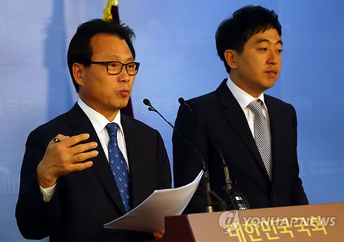 ▲ 새정치민주연합 박광온(왼쪽) 대변인.ⓒ연합뉴스