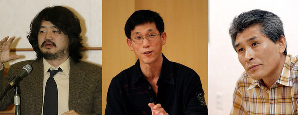 ▲ 왼쪽부터 김어준-진중권-강준만ⓒ뉴데일리