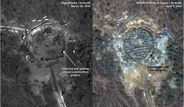 ▲ 38노스가 분석한 북한 동창리 서해 미사일 기지의 위성사진.[사진: 38노스 홈페이지]