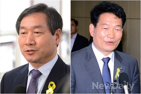 ▲ 대통령 담화이후 지지율이 동반상승하고 있는 인천시장 새누리당 유정복 후보와 새정치민주연합 송영길 후보. ⓒ뉴데일리 이미화 기자