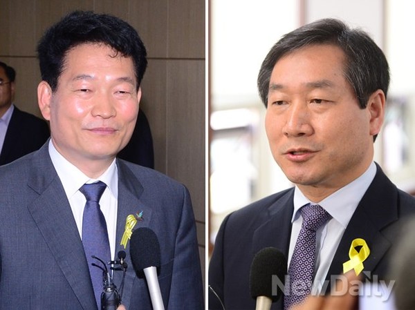 ▲ 지난주, 네거티브 공방으로 바빴던 인천시장 유정복후보와 송영길 후보. 이번주는 정책선거를 펼칠지에 관심이 모아지고 있다. ⓒ뉴데일리 이미화 기자