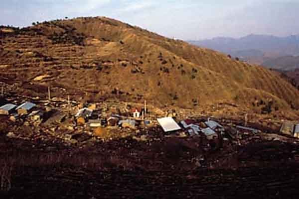 ▲ 60년대 우리나라의 화전민촌. [사진: 김성일 교수 제공]