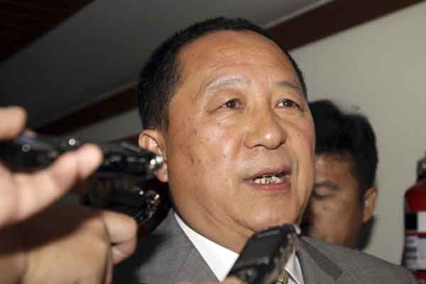 ▲ 리용호 북한 외무성 부상. 최근 리용호 북한 외무성 부상과 로버트 아인혼 前 미국 국무부 특보가 몽골에서 만났다고 '미국의 소리' 방송이 보도했다. [자료사진]