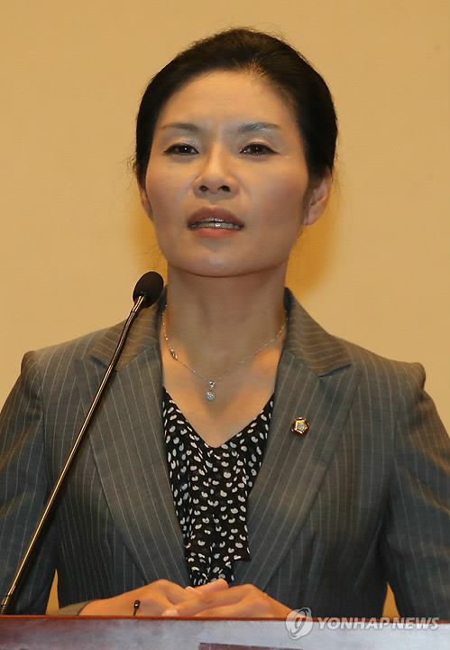 ▲ 새정치민주연합 한정애 대변인. ⓒ연합뉴스
