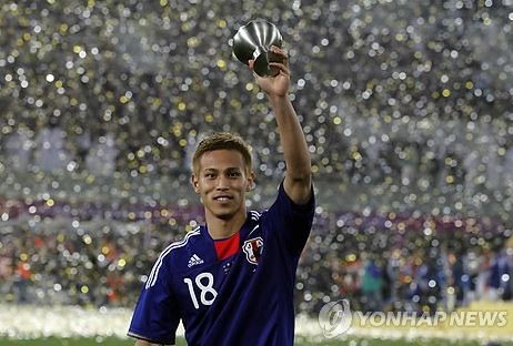 ▲ 일본 축구의 핵, 혼다 케이스케ⓒ연합뉴스