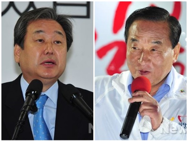 ▲ 새누리당의 유력 당권주자인 김무성 의원과 서청원 의원. ⓒ뉴데일리 DB