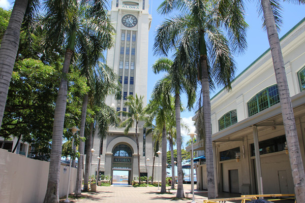 ▲ 한인 하와이 이민1세대는 알로하 타워를 통해서 하와이로 들어왔다ⓒ윤희성 기자