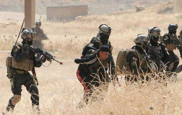 ▲ 대테러 작전 중인 이라크 특수부대. 미군 특수부대가 이들을 가르쳤다. [자료사진]