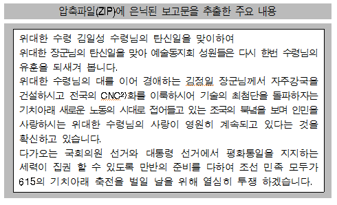 ▲ 통진당 간부가 직접 작성한 대북 충성맹세문 ⓒ 검찰 보도자료(2014.1.10) 中