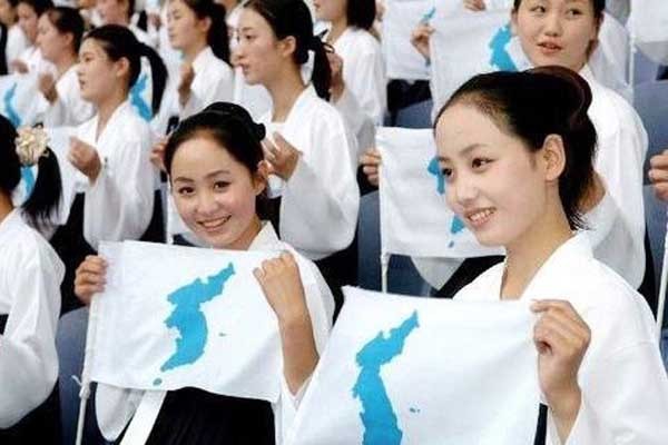 ▲ 과거 우리나라에 왔던 북한 응원단. [자료사진]