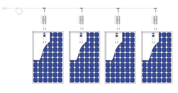 ▲ 1KW 소형 태양광 발전기 구조도 @솔라라이트