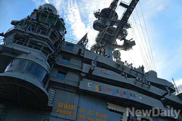 ▲ 조지워싱턴호 함교 ⓒ뉴데일리 정상윤