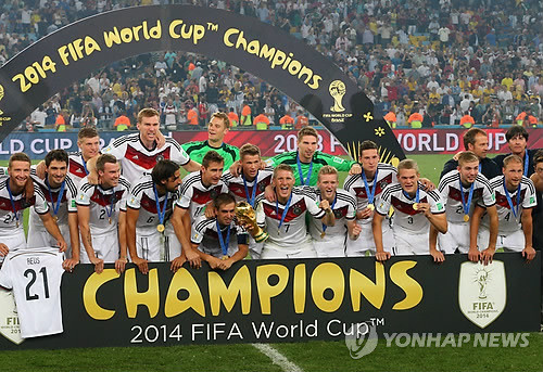 ▲ 2014 브라질월드컵 우승한 '독일'ⓒ연합뉴스