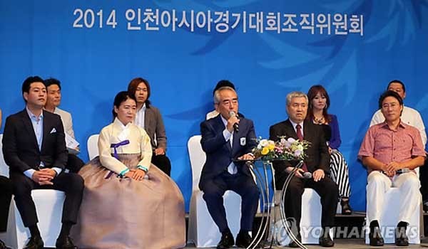 ▲ 인사말을 하는 김영수 인천아시안게임조직위원회 위원장 ⓒ연합뉴스. 무단전재 및 재배포 금지.