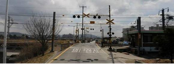 ▲ 대전건널목 전경.ⓒ한국철도시설공단 충청본부