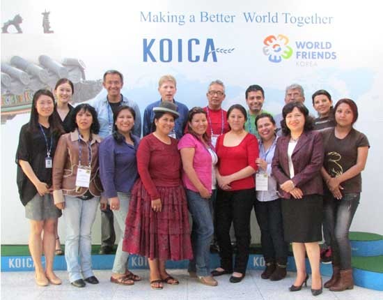 ▲ KOICA 연수에 초청받은 볼리비아 언론인과 지도층 인사들. [사진: KOICA 제공]