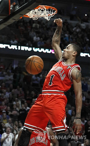 ▲ 데릭 로즈ⓒ연합뉴스