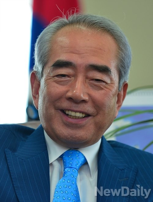 ▲ 김영수 인천아시아경기대회 조직위원회 위원장ⓒ정상윤 뉴데일리 기자