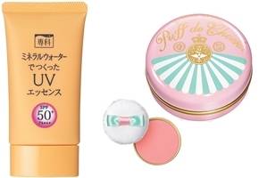 ▲ ⓒ센카 '미네랄 에센스 UV', 마죠리카 마죠르카 '퍼프 데 치크'(사진=트루컴 제공)