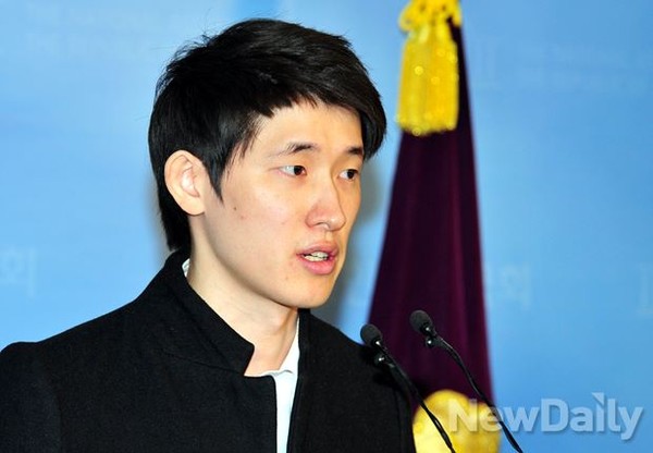 ▲ 의 서예훈 홍보국장이 향후 단체 계획에 대해 발표하고 있다. ⓒ이종현 기자