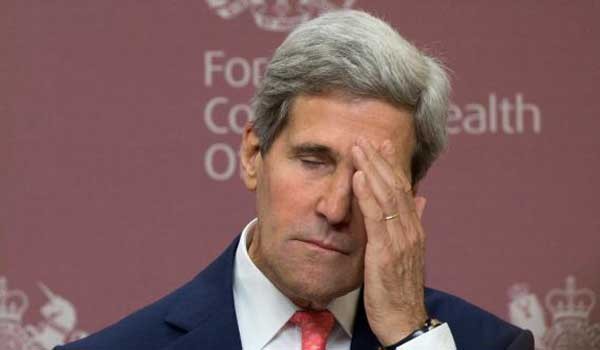 ▲ 존 케리 美국무장관이 최근 舌禍에 휩싸였다. "중국과 대화를 잘 해서 북한이 조용해졌다"는 지난 20일(현지시간) 발언 때문이다. [사진: 美언론 보도화면 캡쳐]