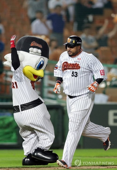 ▲ 롯데의 거포, 루이스 히메네스 선수ⓒ연합뉴스