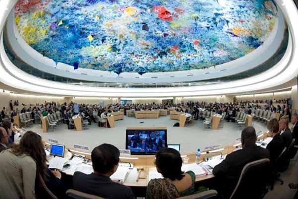 ▲ 스위스 제네바에 있는 유엔 인권이사회 회의장 [자료사진]
