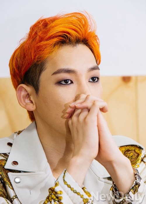 ▲ 남성5인조 댄스그룹, '빅플로'(BIGFLO)의 멤버 지욱ⓒ뉴데일리 정재훈 기자