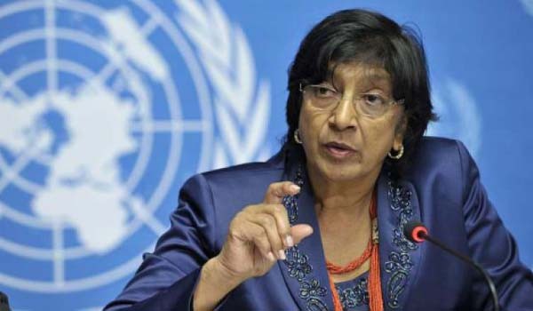 ▲ 나비 필레이 유엔 인권최고대표(OHCHR). [사진: 이스라엘 하레츠 보도화면 캡쳐]