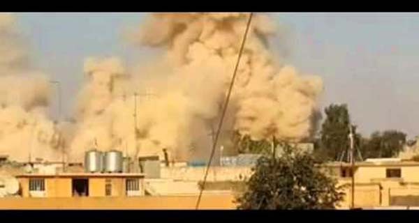 ▲ IS가 이라크에 있는 '예언자 요나의 무덤'을 폭파하는 장면. 그들은 이 영상을 인터넷에 올렸다. [사진: IS 선전영상 캡쳐]