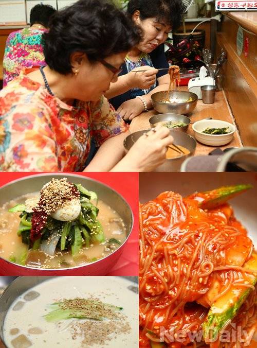 ▲ ‘숙이네집’의 주 메뉴는 열무냉면과 콩국수다. ⓒ뉴데일리 정재훈