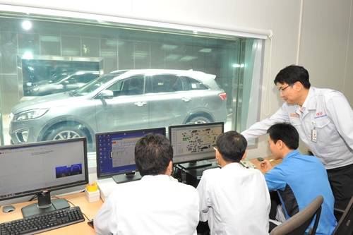 ▲ 3세대 쏘렌토 품질 탄생의 주역 기아차 화성공장 전경ⓒ기아차 제공