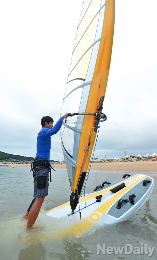 ▲ 훈련 준비중인 이태훈 선수 ⓒ 정상윤
