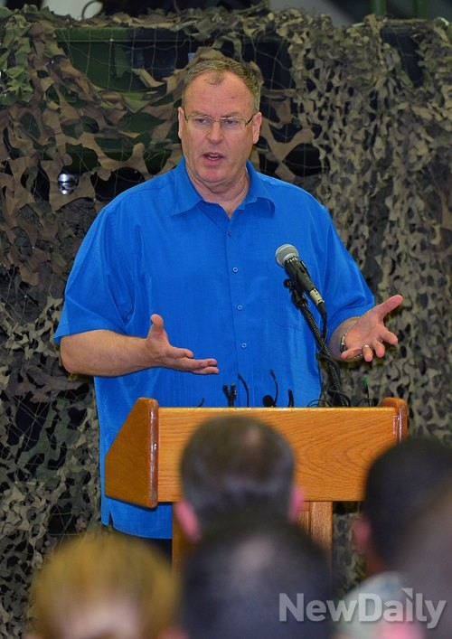 ▲ '로버트 워크' 미국 국방부 부장관.  ⓒ 뉴데일리 정상윤