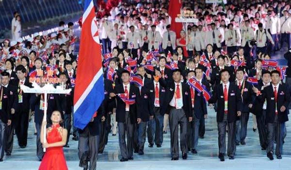 과거 아시안게임에 참가한 북한 선수단 모습 [자료사진]